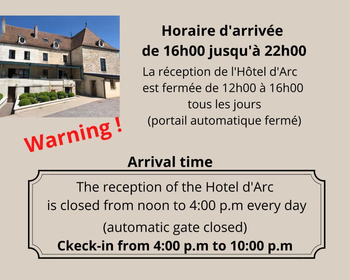 Logis L'Hotel D'Arc Arc-sur-Tille Dış mekan fotoğraf